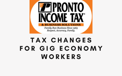 Tax Changes for Gig Economy Workers