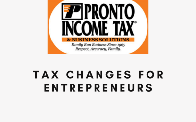 Tax Changes for Entrepreneurs